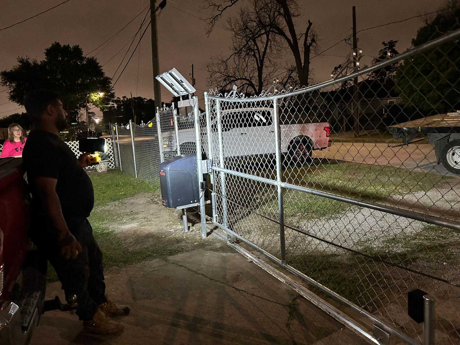 Installing a 77-Foot Pine Fence for a Rosenberg Homeowner - Image 6